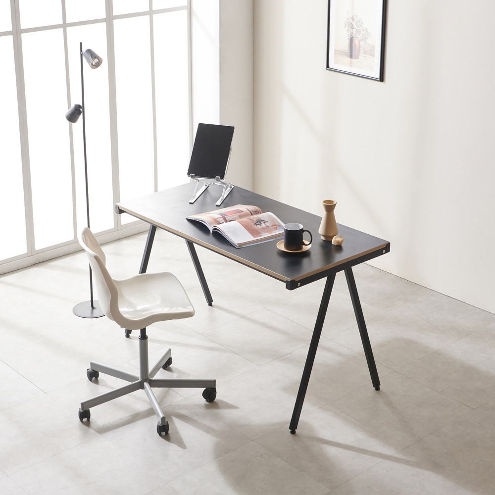 데이멜로 중학생책상 고등학생 책상겸테이블 대학생 철제책상 1200x600x720mm, 화이트 - 상세 이미지 2