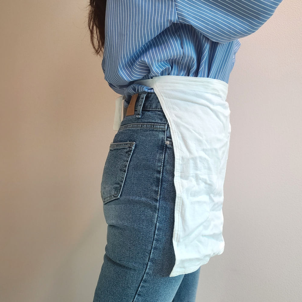 모어우드 소창앞치마 허리형 주방 미니 앞치마 B형 이미지 8