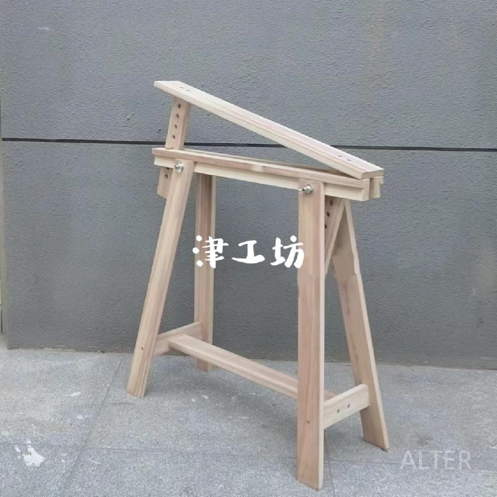 스탠드 원목 테이블 다리 테이블다리 사진 원목식탁다리 받침대 400mm - 상세 이미지 3