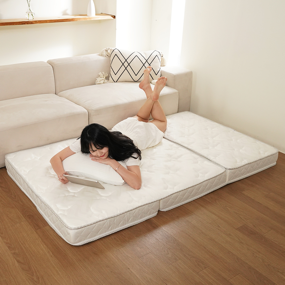 나코자요 폴딩 침대매트리스 바닥 접이식 매트리스 13㎝ SS