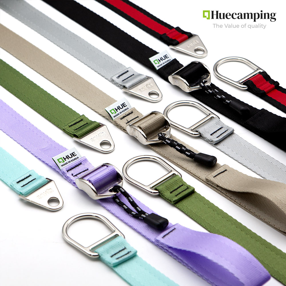 휴캠핑 타프 웨빙 스트랩 스트링 텐트 끈 줄 25mm 메인 (4M)