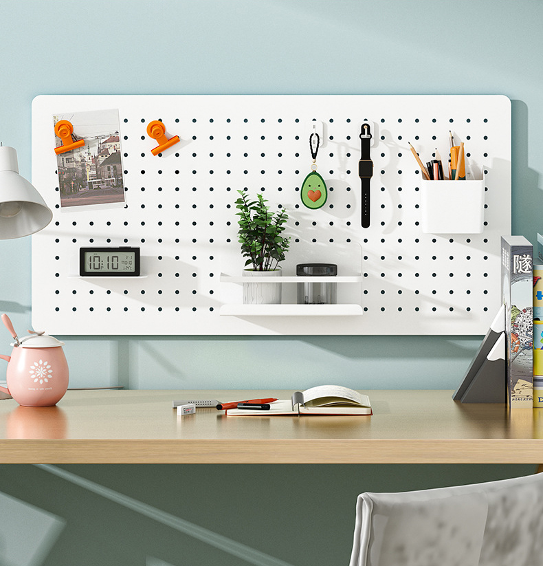 공간활용 타공보드 활용도 높은 페그보드 all 화이트