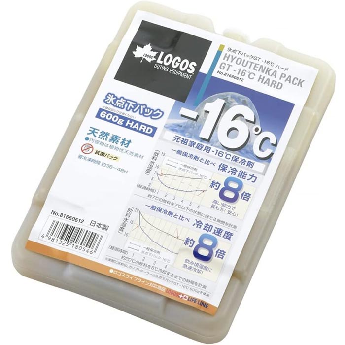 로고스 젤 아이스팩 600g 캠핑 휴대용 빙점하 -16℃