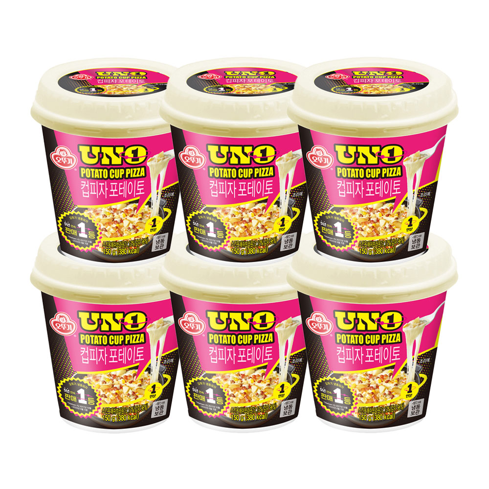 오뚜기 떠먹는 컵피자 포테이토 150g 6개 - 메인 이미지