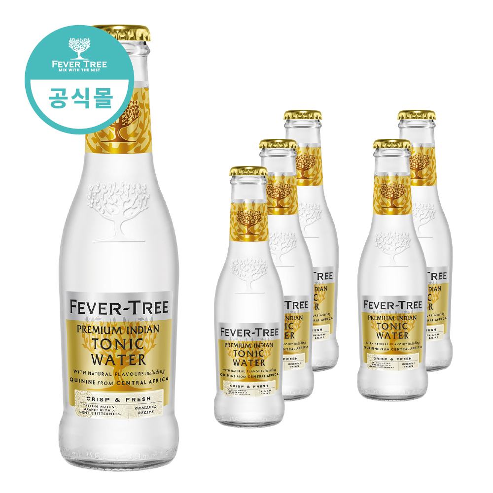 [BEST]피버트리 프리미엄 토닉워터 200ml, 6개 - 상품 이미지