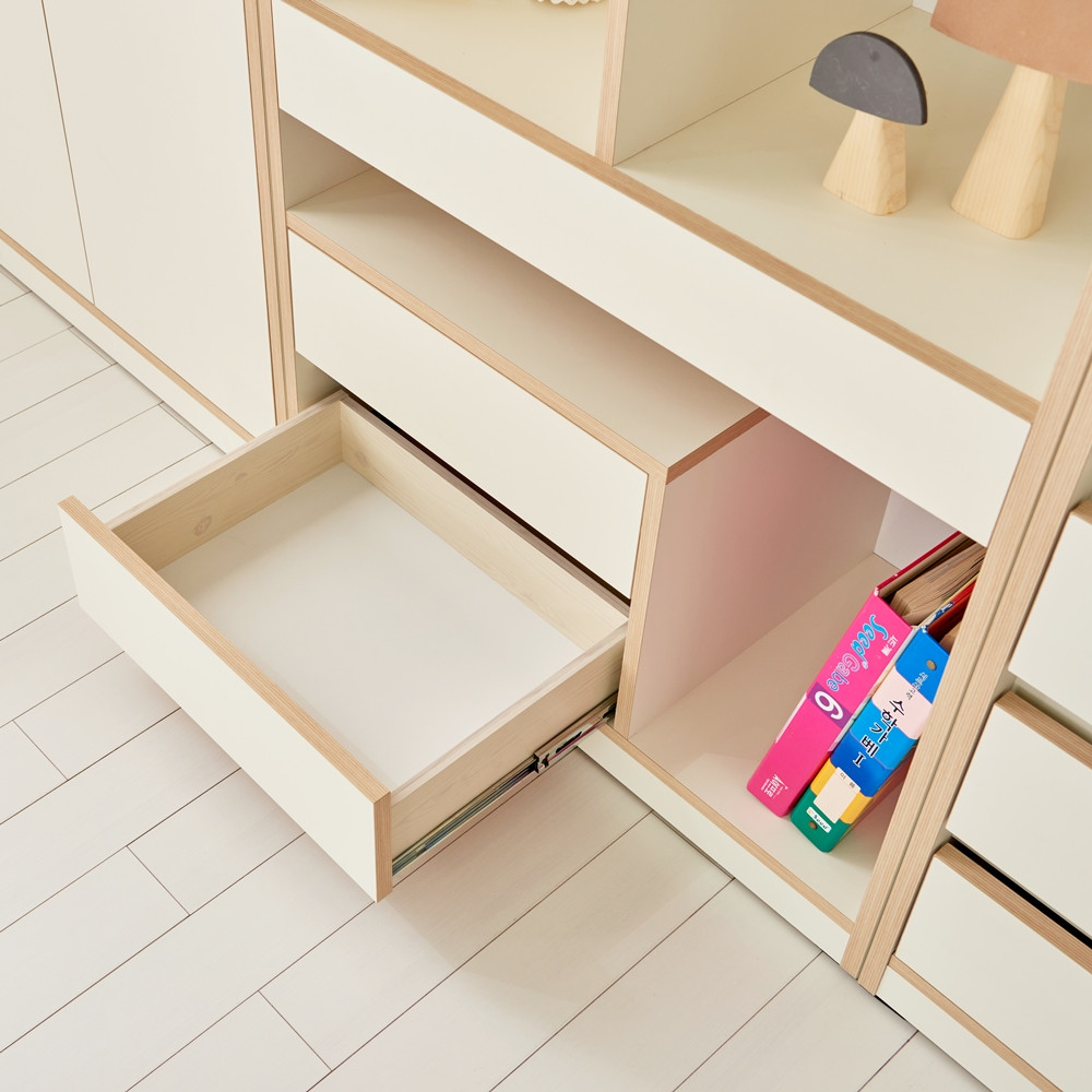 아이니 장난감 수납장 키즈 유아 아이 어린이 수납장 800x400x1208mm, 4단, 핑크 - 상세 이미지 5