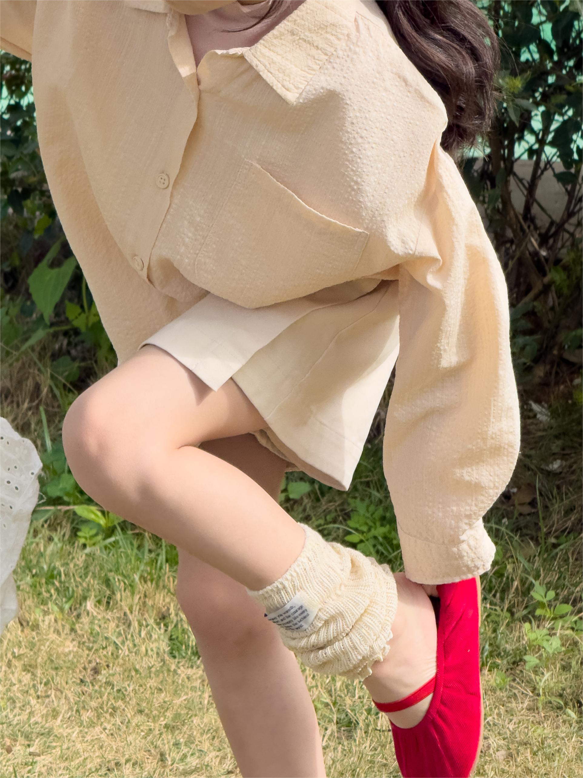 Irene's Closet A라인 랩 치마 반바지 유아 주니어 봄 여름 - 상세 이미지 3