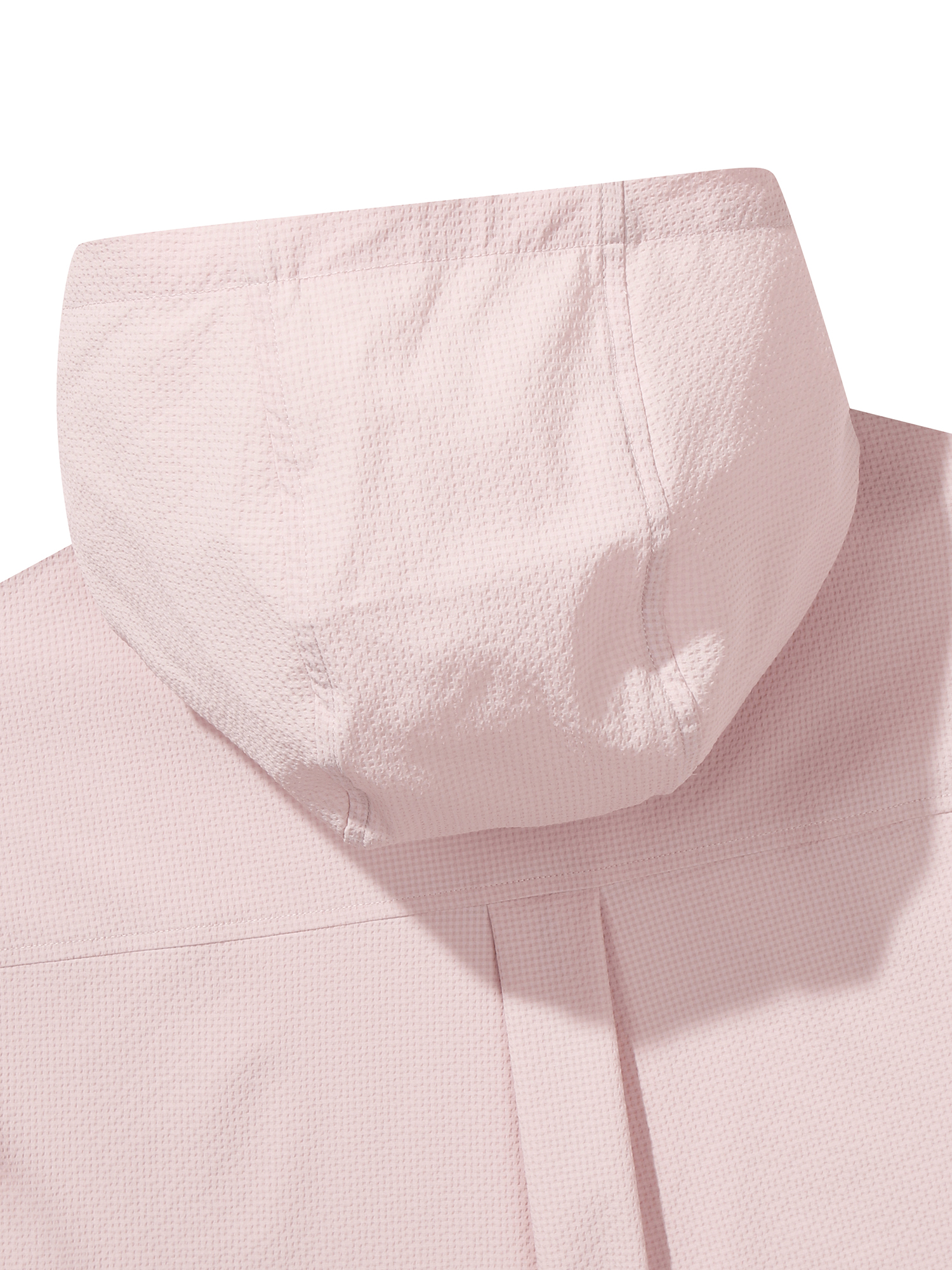 [본사직영] K2 여성 시원서커 DRY ICE 우븐 반팔 후디 W ICE PINK KWM25256U6 - 상세 이미지 3