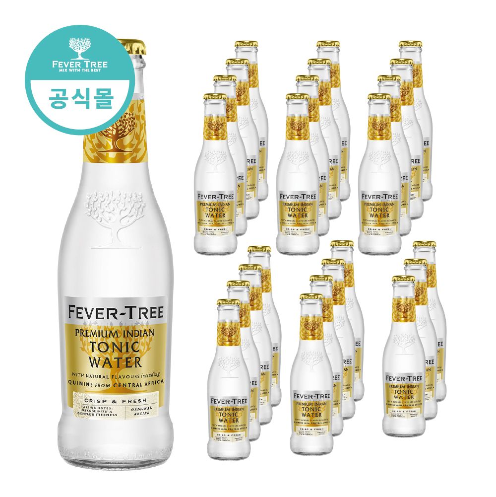 [BEST]피버트리 프리미엄 토닉워터 200ml,24개 - 상품 이미지