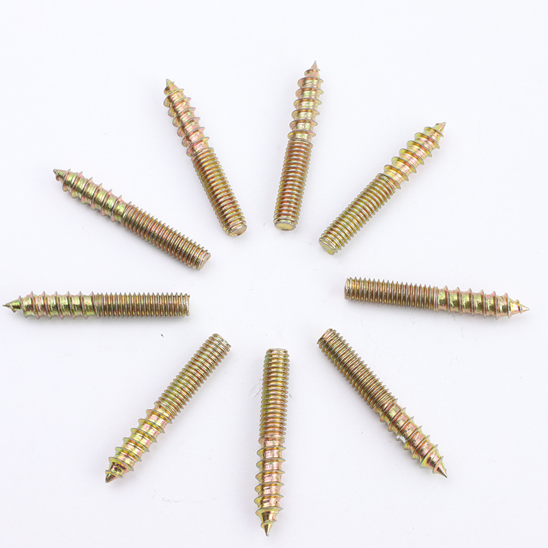 양나사볼트 이중 더블엔드 쌍나사 가구 조립용 4mmx16mm 100개 - 상품 이미지