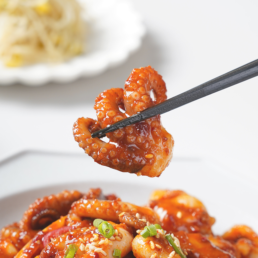 팔팔쭈꾸미 매콤 양념 쭈꾸미 볶음 캠핑 음식 요리 밀키트 맛집 500g, 3개