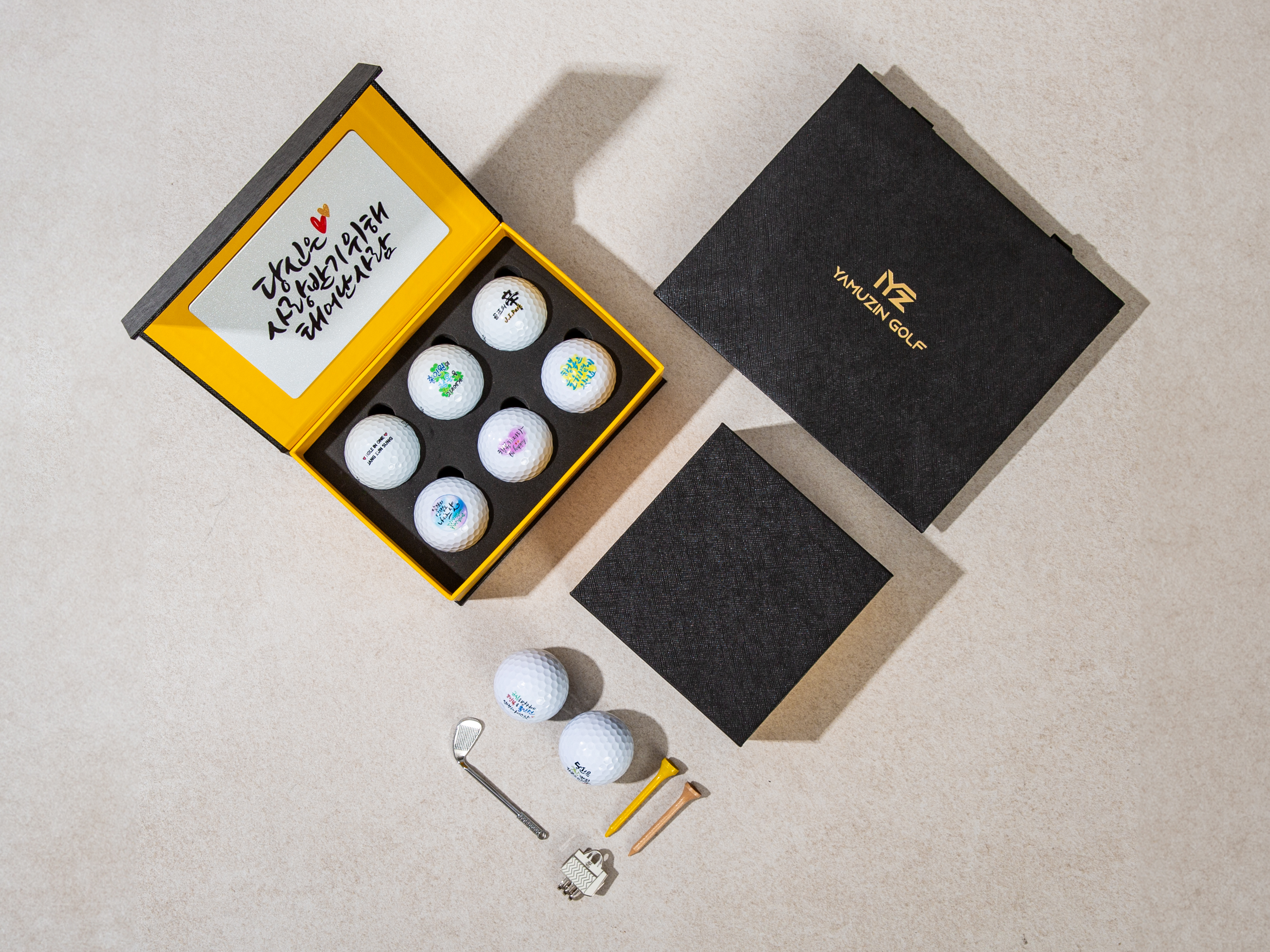 타이틀리스트 prov1 6구 커스텀 선물 세트 골프공 인쇄 홀인원 생일 퇴직 기념볼 각인
