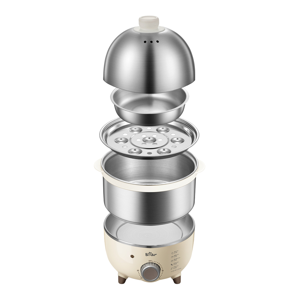 Bear 올스텐 미니 계란찜기 에그 쿠커 달걀삶는 기계 1단 타이머 고구마 호빵