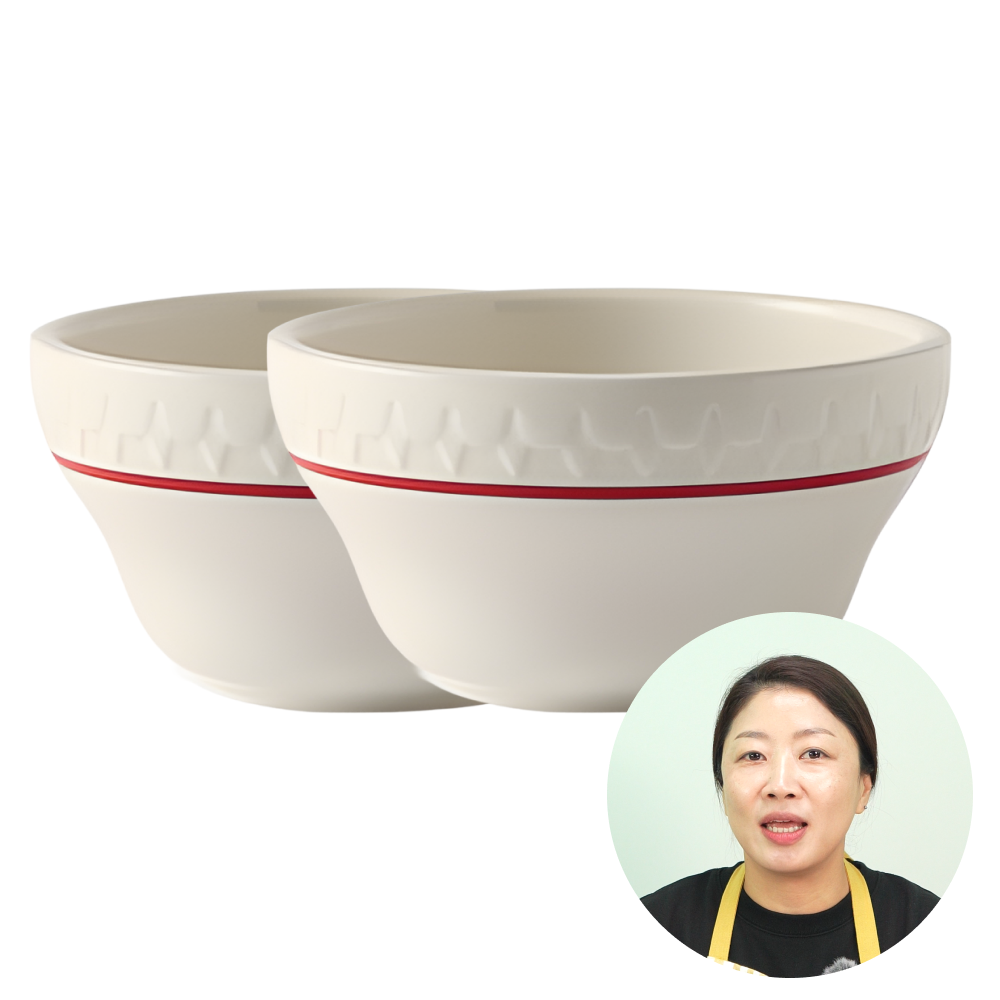 시라쿠스 쉐난고 카디날 카디널 국대접 국그릇 2개, 12.5cm - 상품 이미지