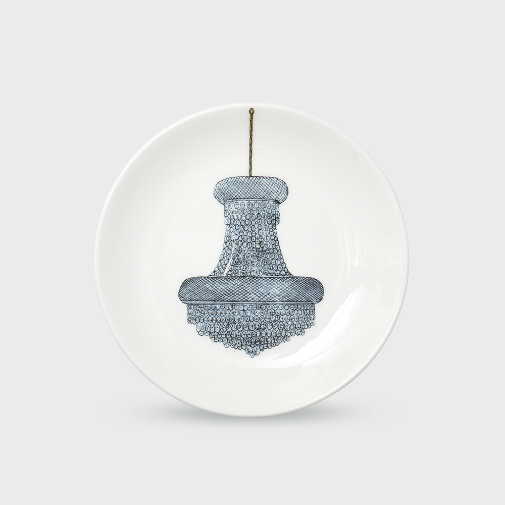 [한국도자기X티보에렘] 오브제 37. 5인치 접시 12.6CM 1P (Scotch chandelier) - 상품 이미지