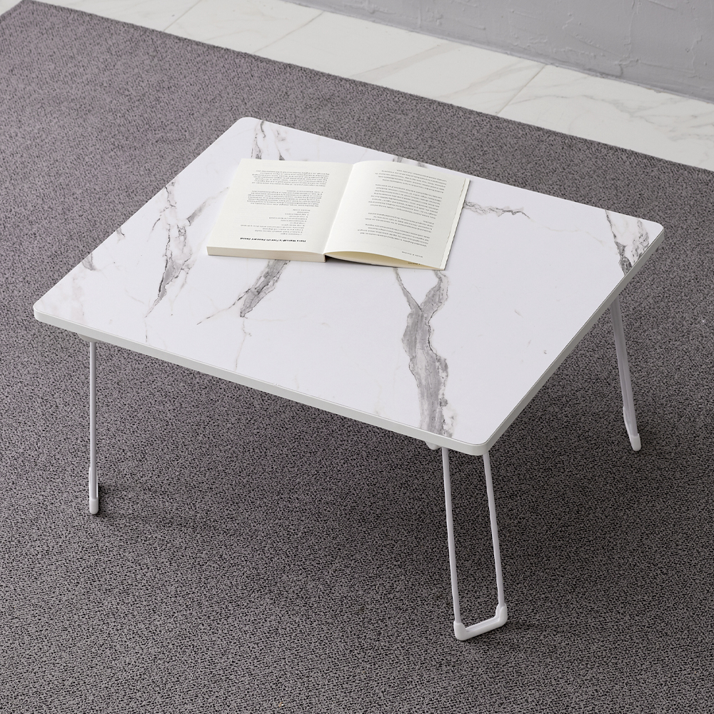 접이식 좌식 밥상 테이블 낮은밥상 600x480 사각 화이트