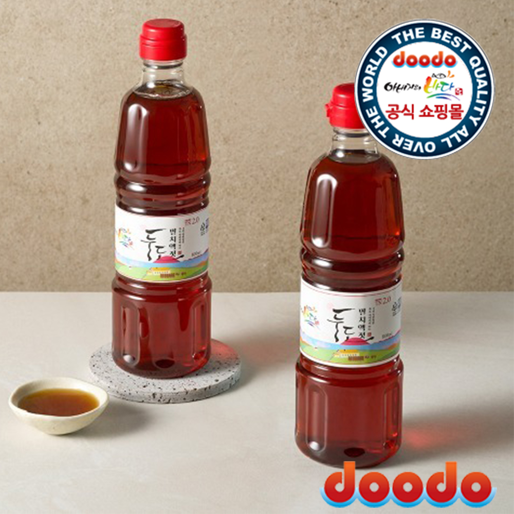 [사은품증정] 두도 멸치액젓 프리미엄 3년숙성 원액 800ml, 2개 - 상세 이미지 2