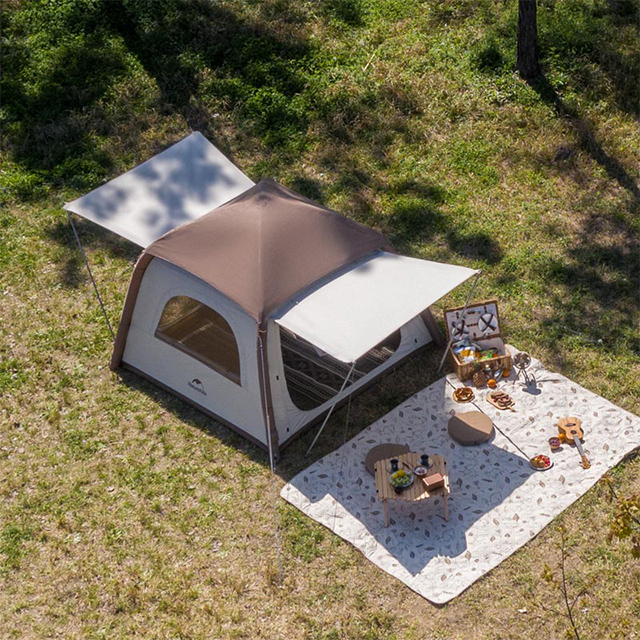 NH 앙고 에어텐트 펌프포함 3분설치 실버코팅 자외선차단 돔형 쉘터 그늘막