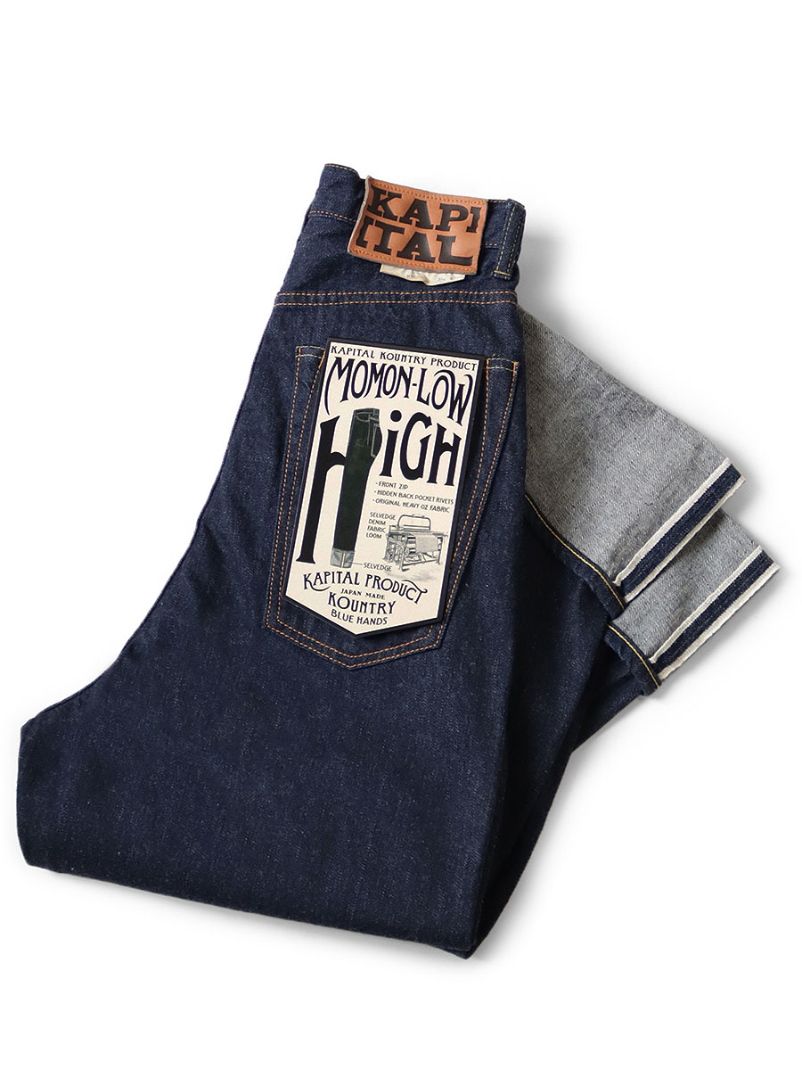 캐피탈 KAPITAL 12oz 데님 5P NEW 모먼로 High K2409LP037 인디고 - 상세 이미지 2