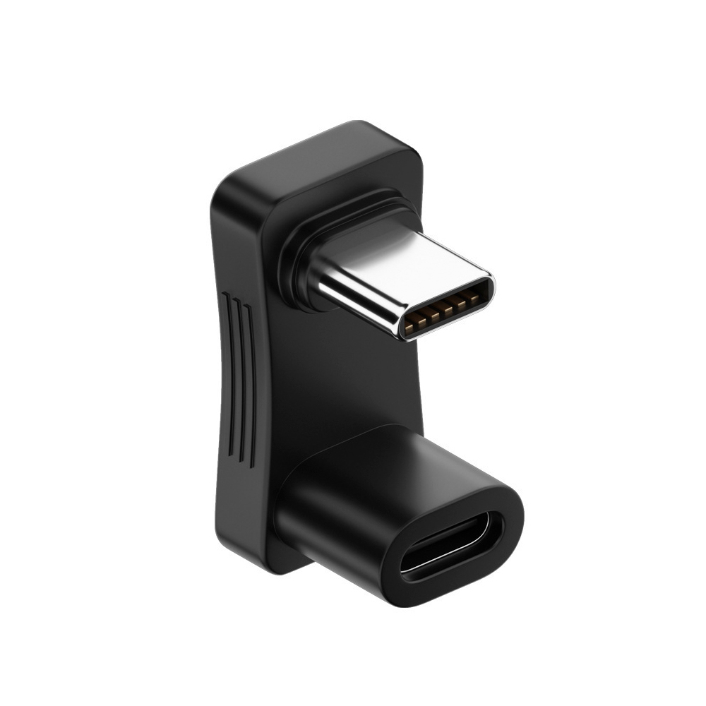 ET002 C타입 젠더 180도 ㄷ자 회전 꺾임 U자 4K 10Gbps 100W 방향전환 U자형 CtoC OTG - 상세 이미지 2