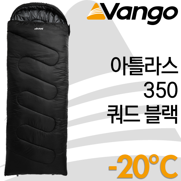 반고 아틀라스 350 쿼드 블랙 -3도 오토 캠핑 차박 여행용 동계 사각침낭 - 상세 이미지 2