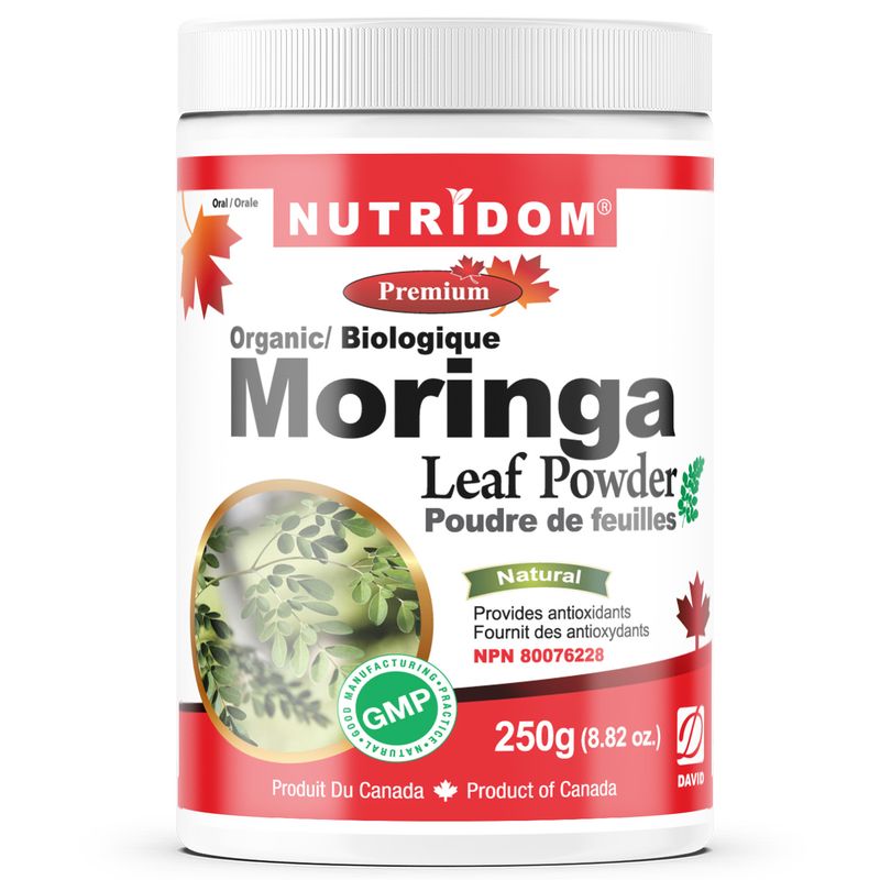 뉴트리돔 유기농 모링가잎 4배농축 분말 파우더 천연 비타민미네랄 250g, 1개 - 상세 이미지 3