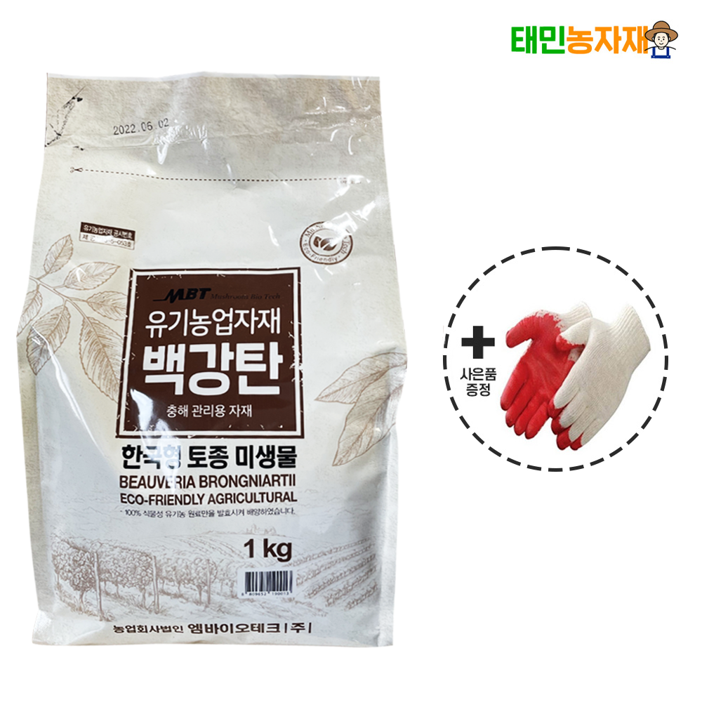 백강탄 1kg 백강균 벌레 관리제 텃밭 예방 - 상품 이미지