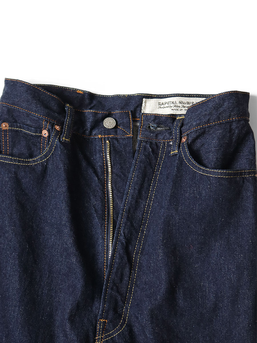 캐피탈 KAPITAL 12oz 데님 5P NEW 모먼로 High K2409LP037 인디고 - 상세 이미지 5