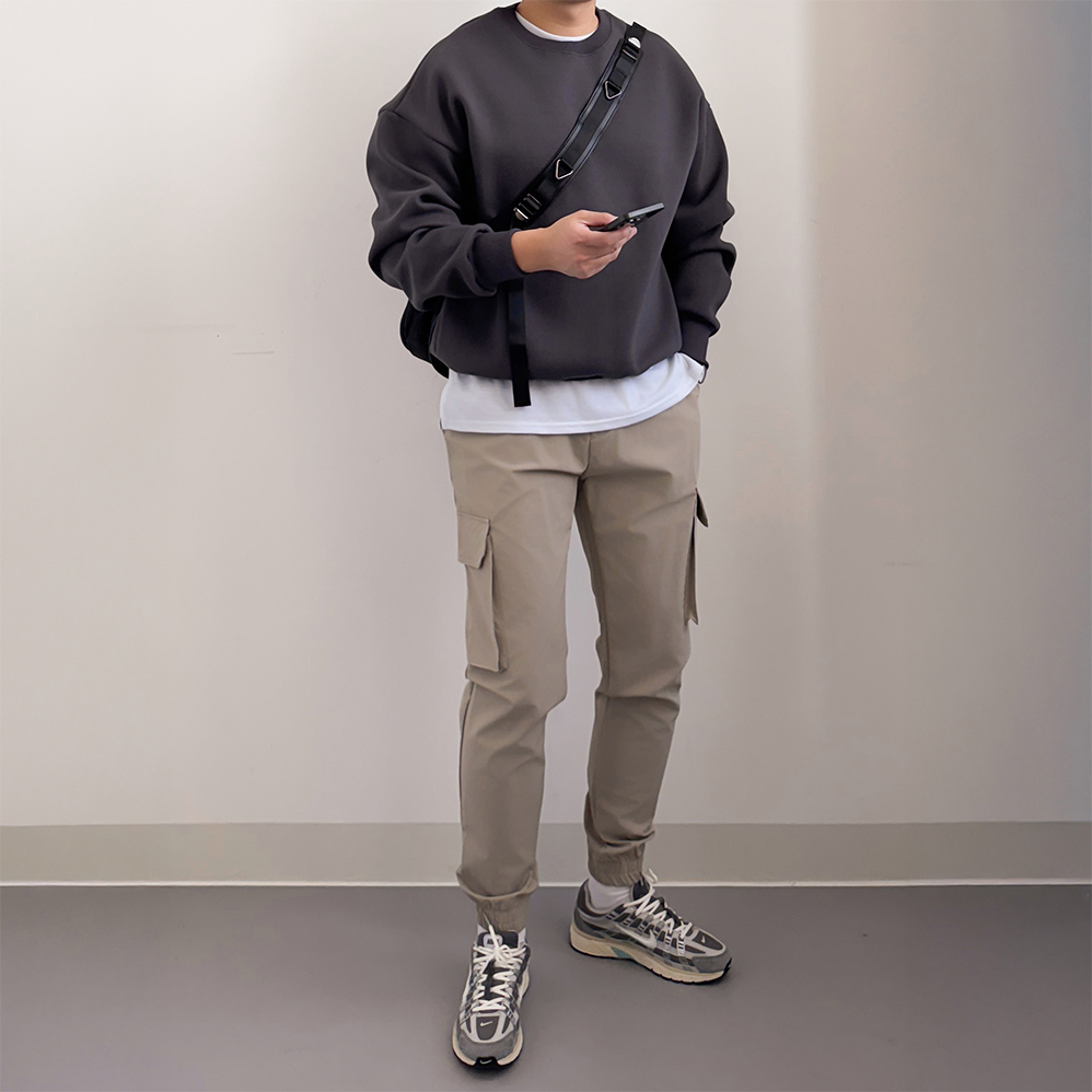 1+1 커플맨투맨 무지맨투맨 파란색맨투맨 이미지 7