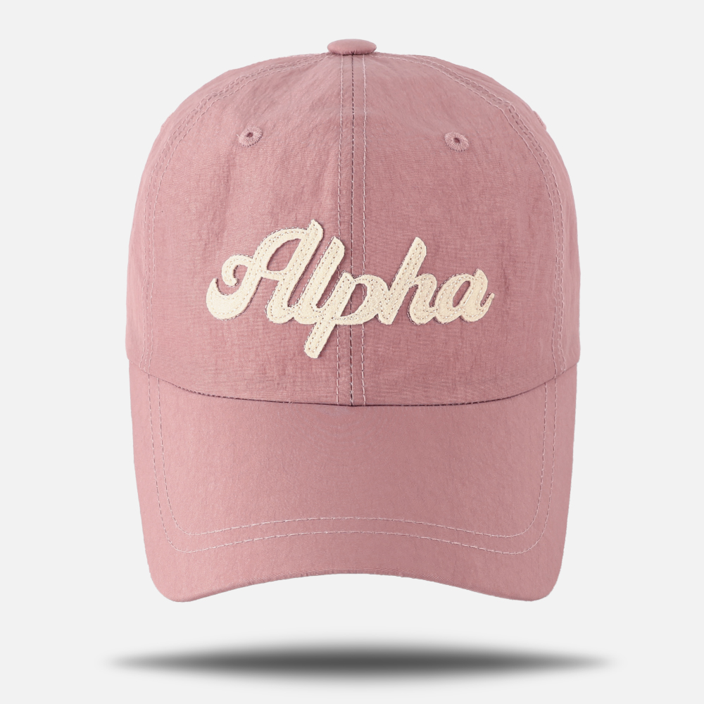 국내제작 Alpha 나일론모자 나일론볼캡 여성캡모자 - 메인 이미지