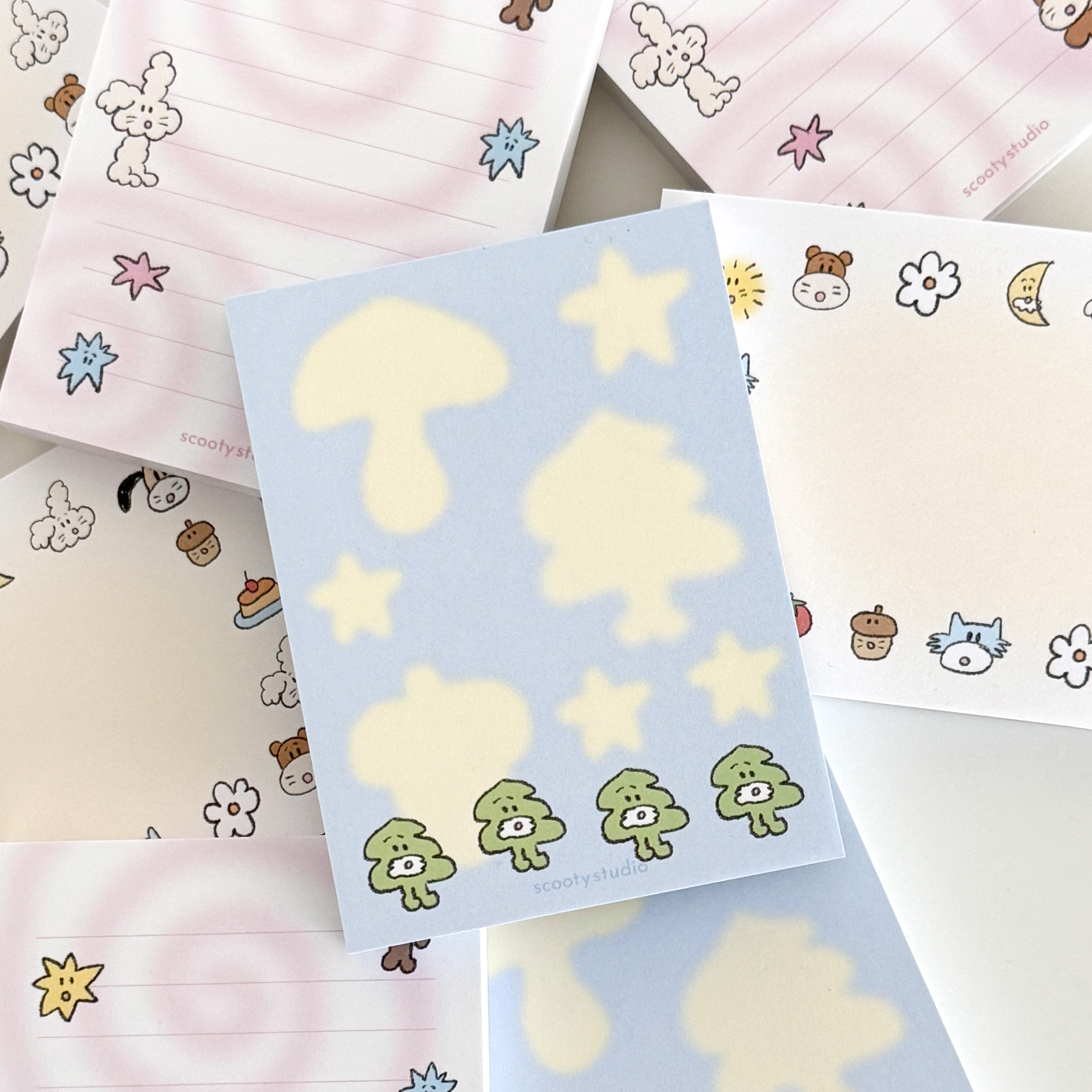 스쿠티 메모패드 - Cotton Candy 제품 이미지