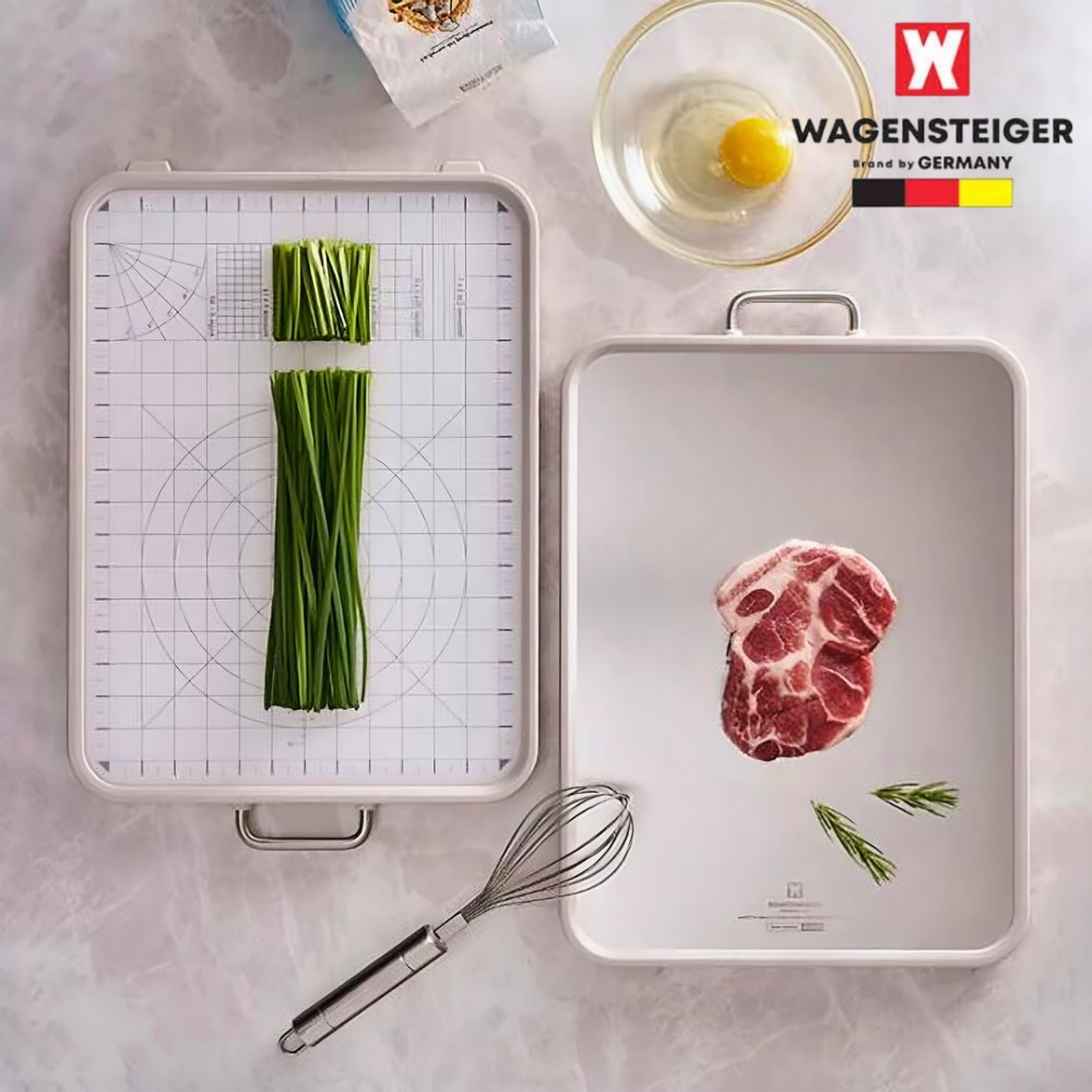 2in1 양면 스텐316 논슬립 칼집안나는 도마 가정용 눈금 김치
