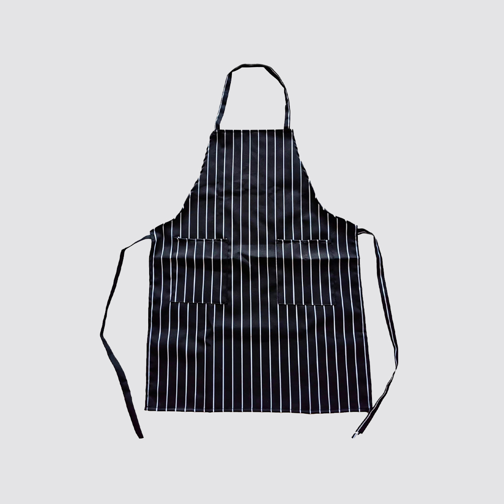 북유럽 카페 모던 주방 바리스타 스트라이프 앞치마