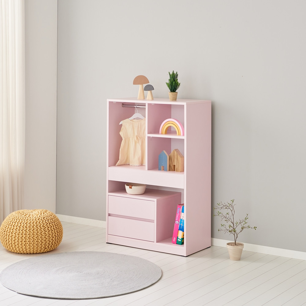 아이니 장난감 수납장 키즈 유아 아이 어린이 수납장 800x400x1208mm, 4단, 화이트 - 상세 이미지 3
