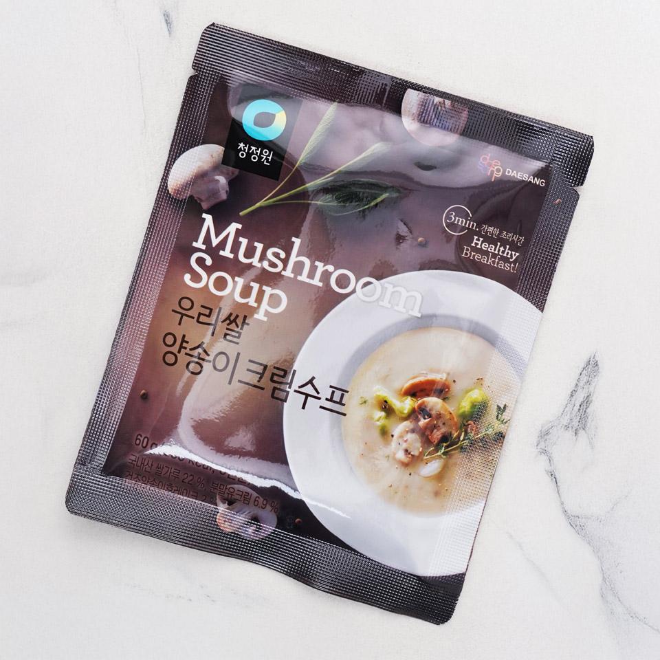 메가마트 대상 청정원 우리쌀  양송이 크림수프 60g - 상세 이미지 2