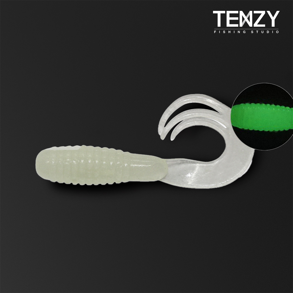 캣츠크로우 트리플 그럽웜 씨그럽 2인치 배스 쏘가리 꺽지 웜 002, 5cm(2인치) - 메인 이미지