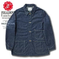 풀카운트 2015-1 Denim Chore Jacket 밀리터리 데님 워크 재킷 - 상세 이미지 5