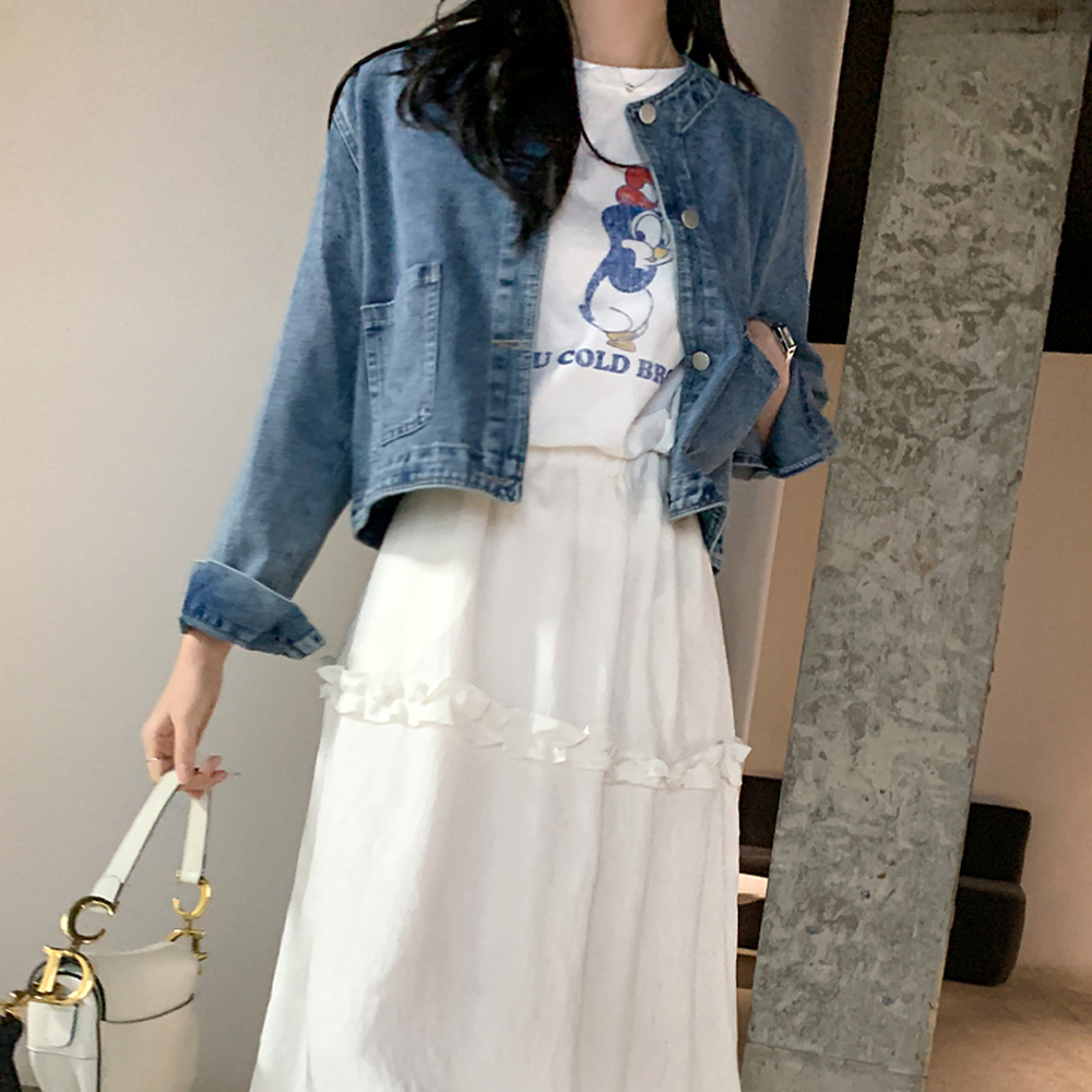 모하나 노카라 데일리 데님 자켓 - 상세 이미지 5