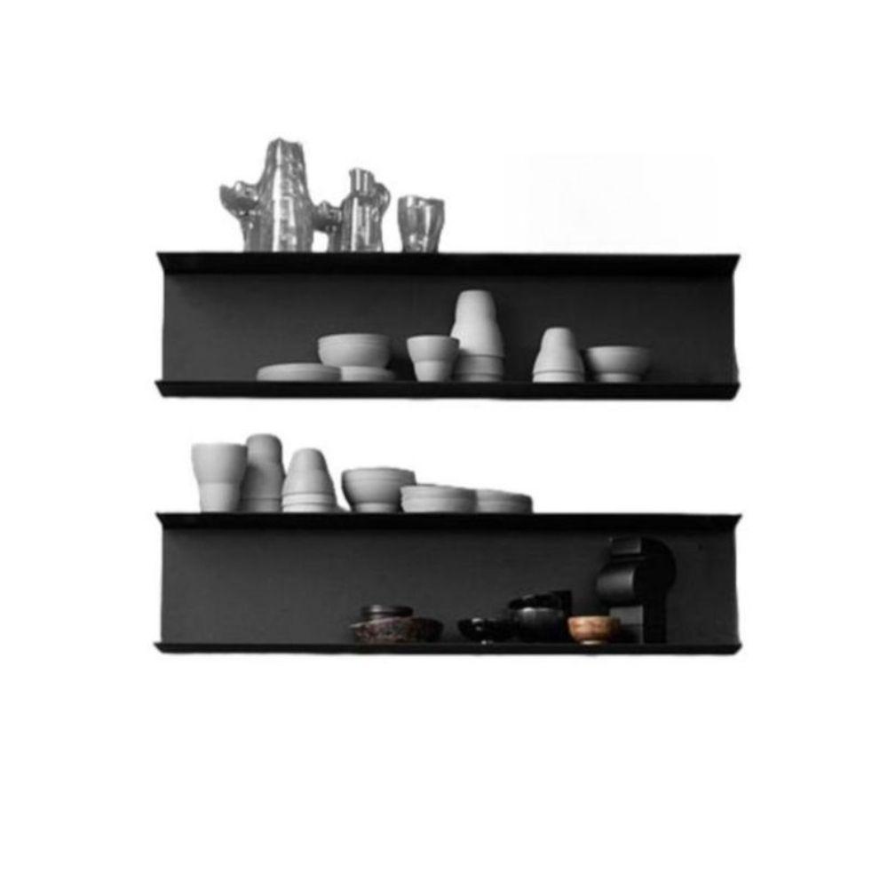 주방 벽걸이 선반 철제 무지주 진열대 화이트 40x15x20cm (1개) - 상품 이미지