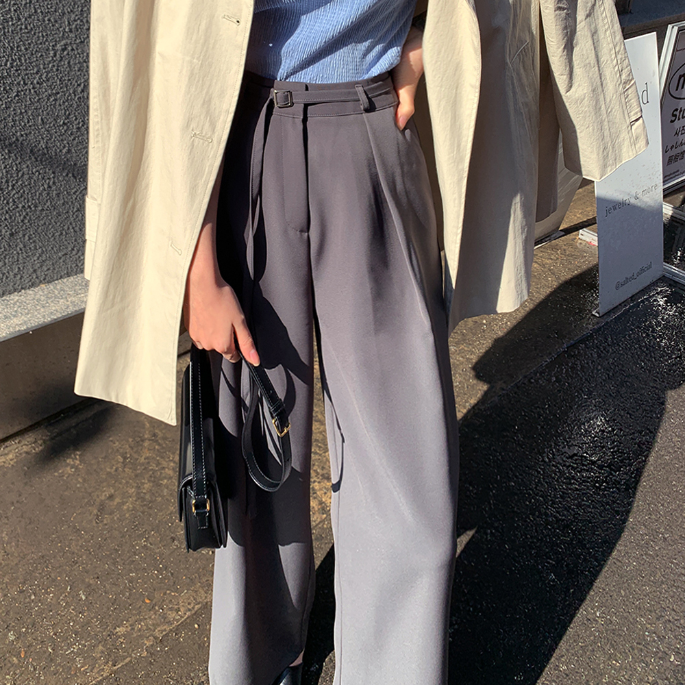 비타네 핀턱 벨트 슬랙스 - 상세 이미지 5