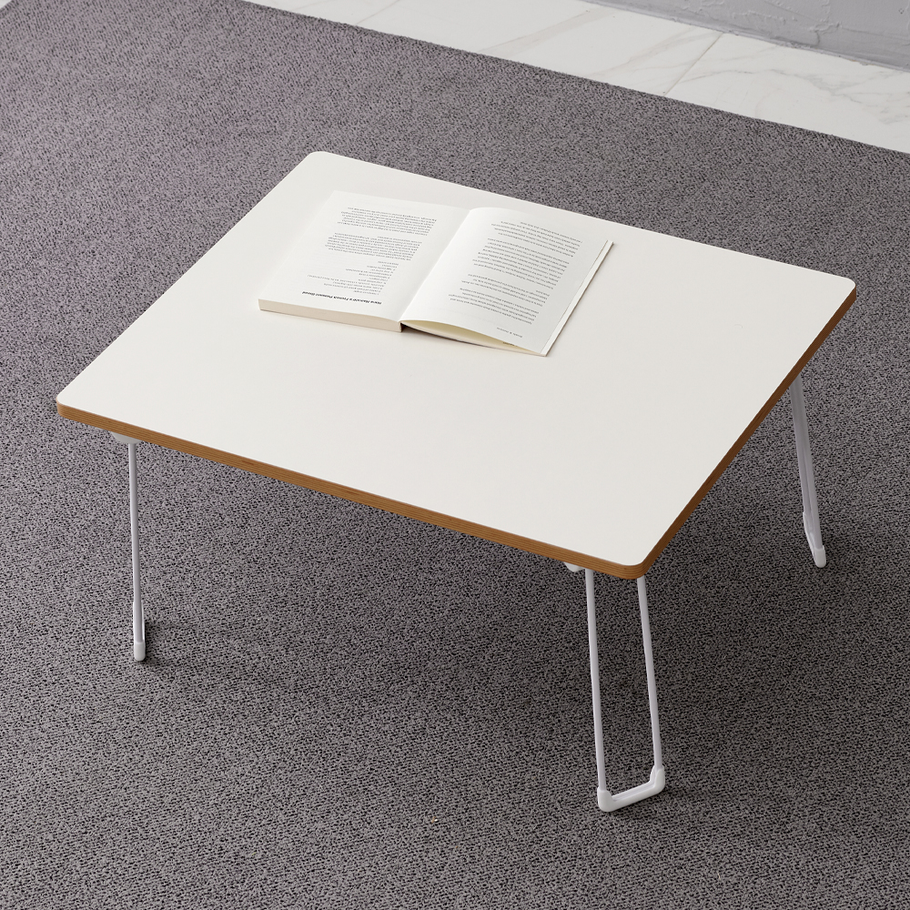 접이식 좌식 밥상 테이블 낮은밥상 600x480 사각 화이트