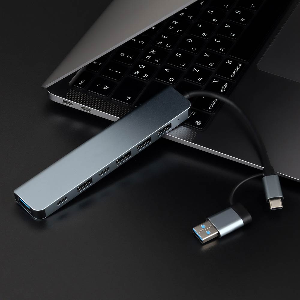 7NC 7포트 확장 USB 허브 3.0 멀티포트 이미지 6