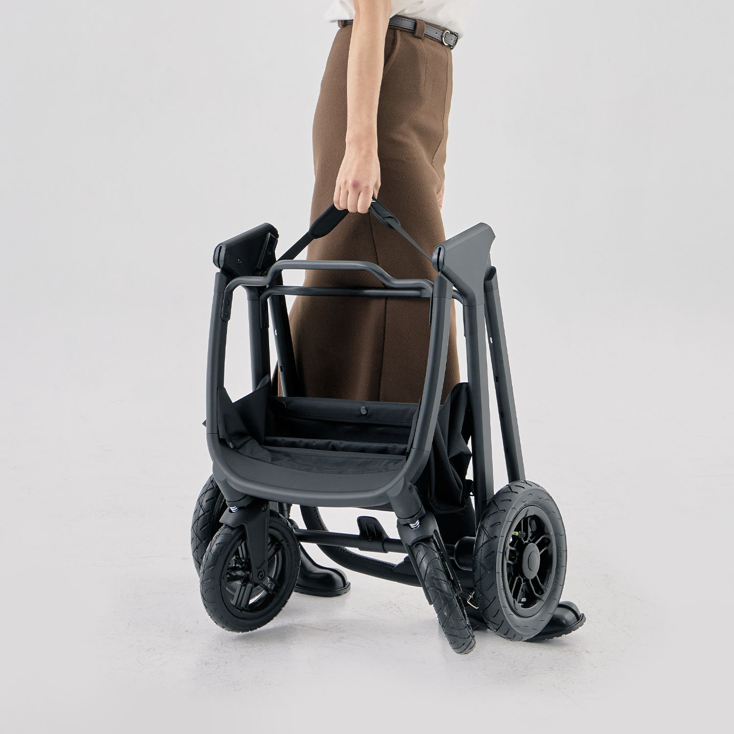 멀리 에어바퀴 강아지유모차 애견유모차 분리형 개모차 MWX 미드나잇블랙