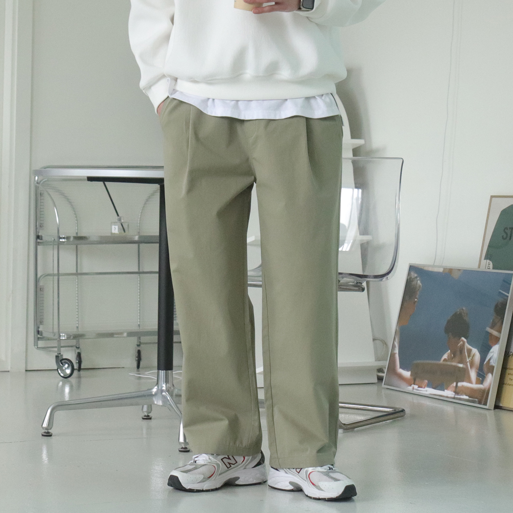 남자 면바지 빅사이즈 밴딩 팬츠 남자 와이드팬츠 남성 바지