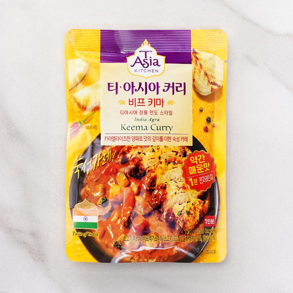메가마트 티아시아키친 비프 키마 커리 170g - 메인 이미지