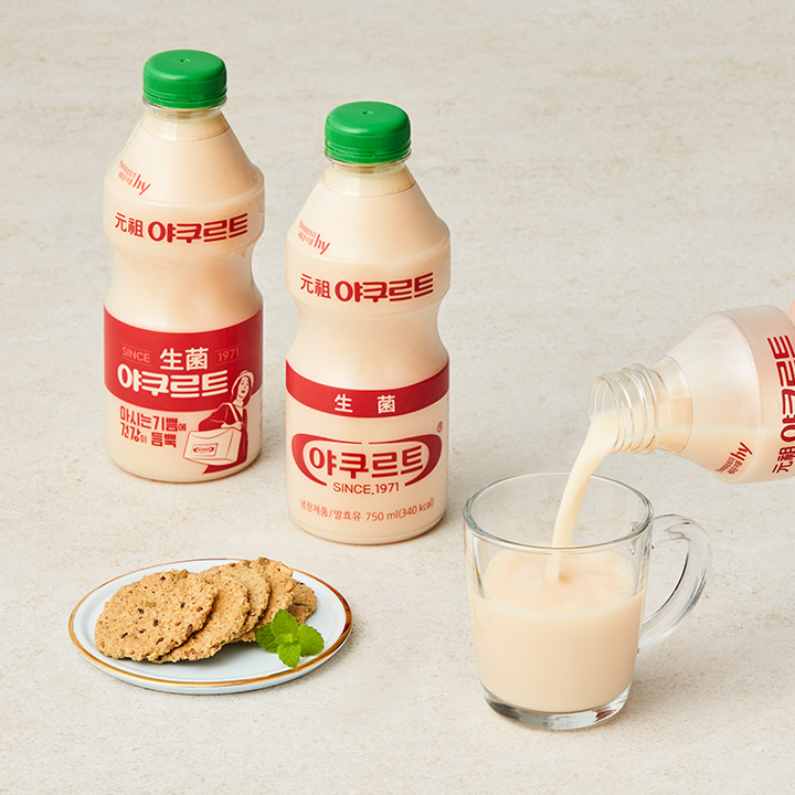 야쿠르트 건강음료 1971 750ml 음료리뷰