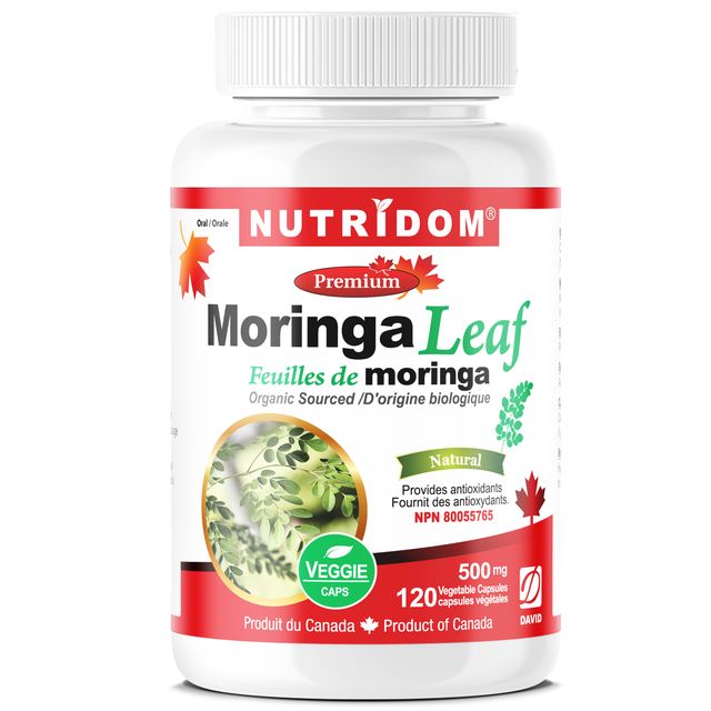 (3팩세트) 뉴트리돔 모링가잎 분말 500mg 120캡슐 천연비타민 N119 - 상세 이미지 4