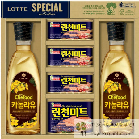 로지프로 런천미트 카놀라유 선물세트 혼합 7호 스팸선물세트