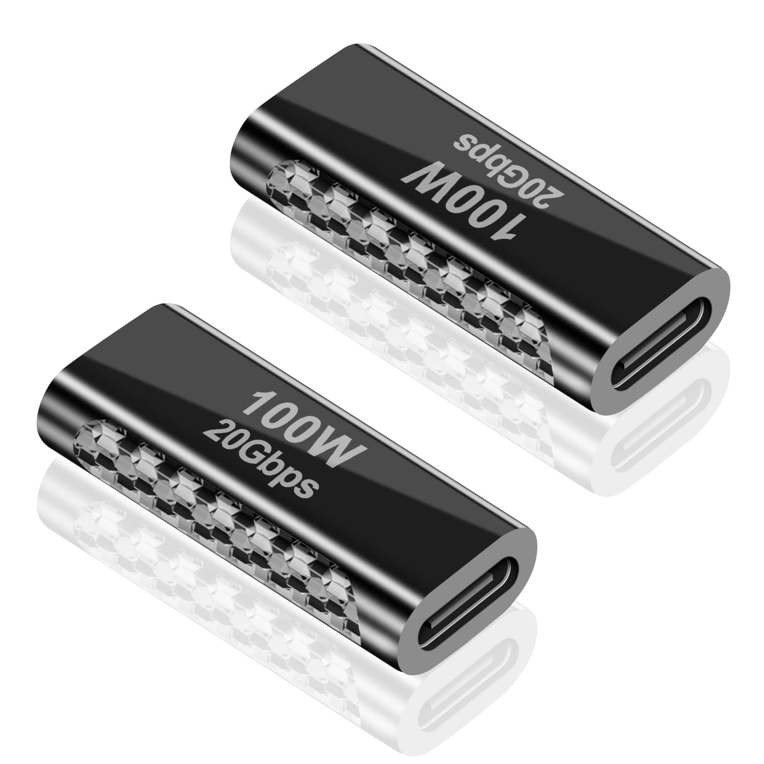 CtoC 연장젠더 C타입 PD충전 100W 20Gbps 8K 60Hz 듀얼모니터연결 I자 - 상품 이미지