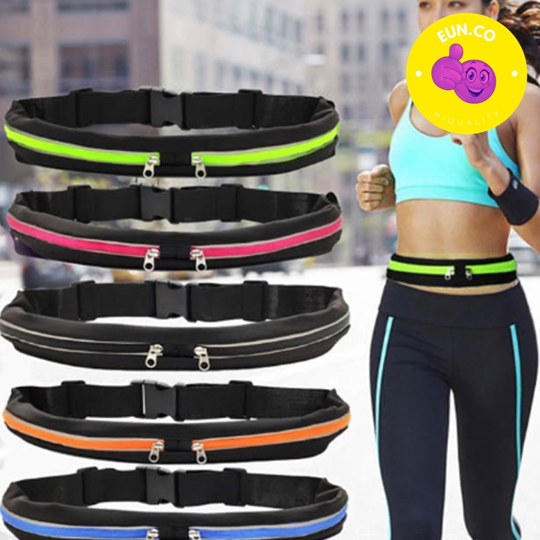 야외 러닝 허리가방 스마트폰가방 야광 헬스복대